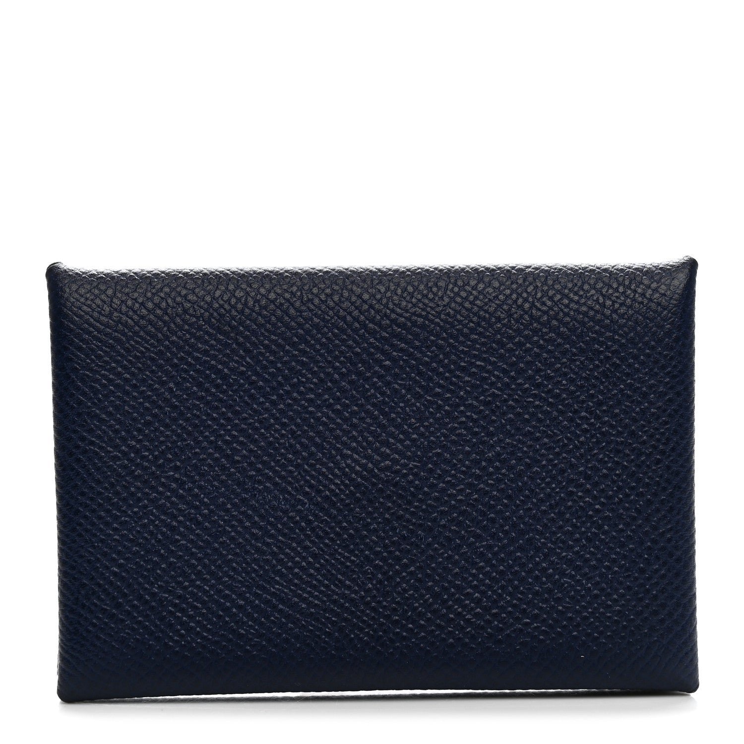 Hermes Hermes Epsom Calvi Card Case Bleu Saphir