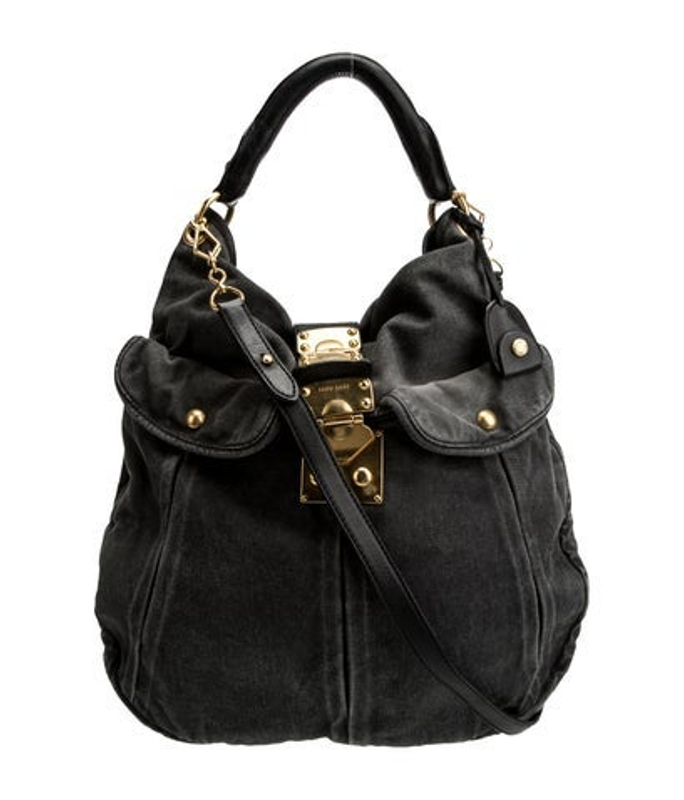 Miu Miu Miu Denim Hobo