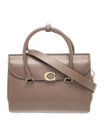 Leather Top Handle Bag