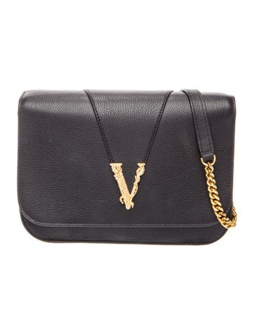 Versace Leather Crossbody Bag