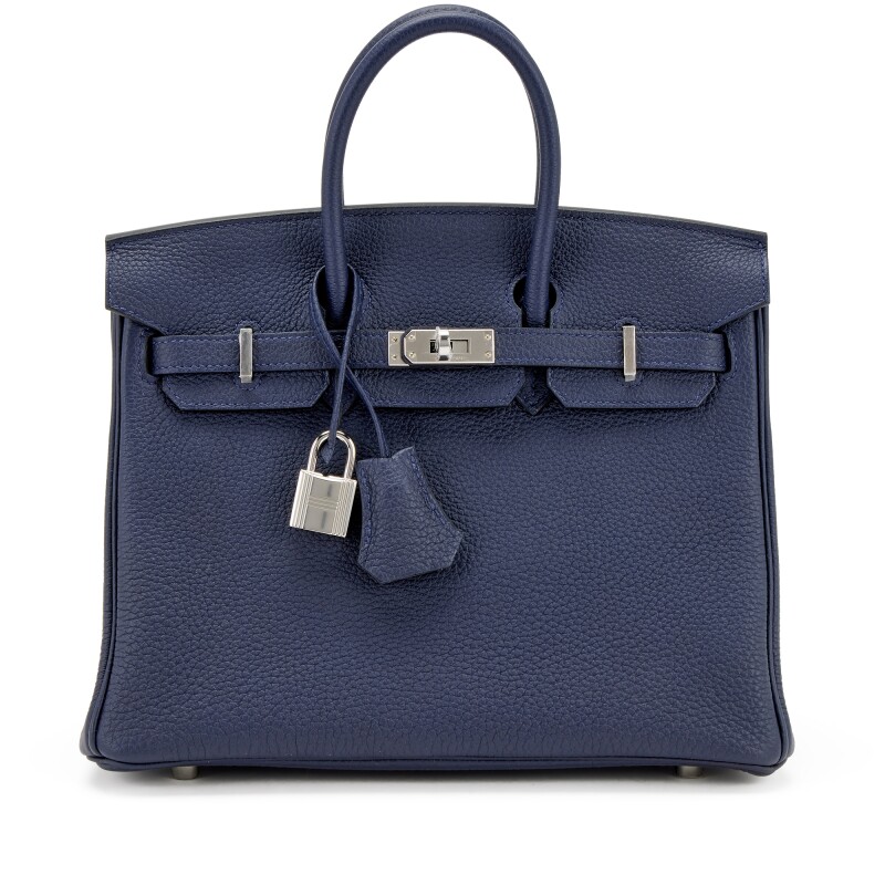Bleu Nuit Birkin 25 Palladium Hardware, 2025