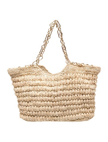 Cult Gaia Straw Backpack