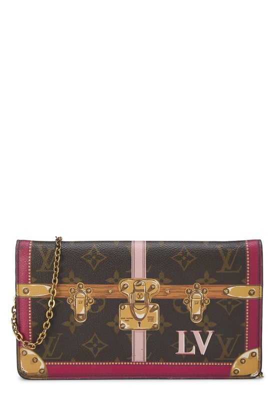 Louis Vuitton Monogram Canvas Trunk Pochette Weekend