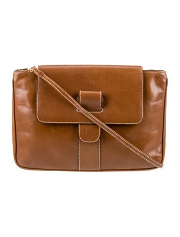 Salvatore Ferragamo Leather Shoulder Bag Vintage