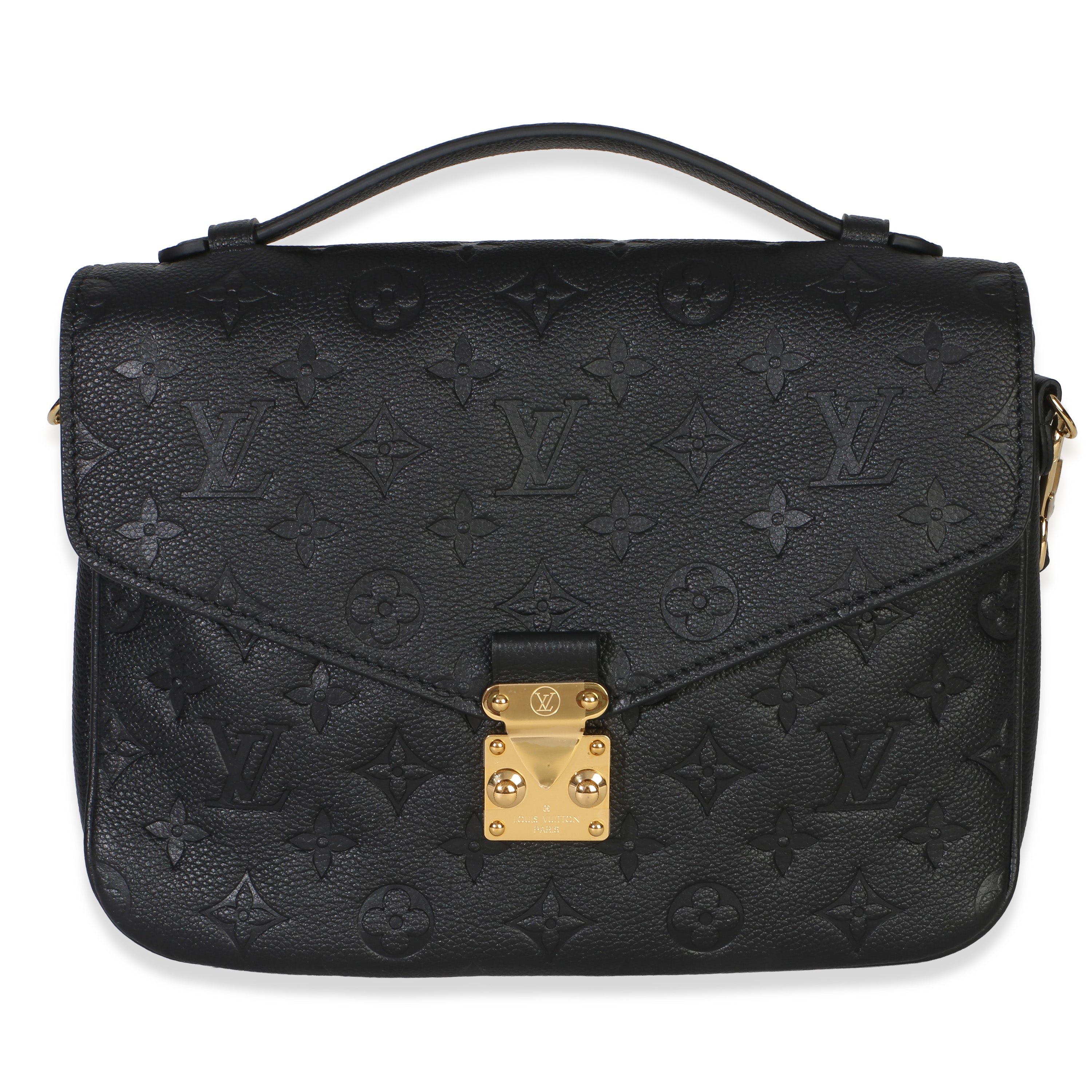 Black Monogram Empreinte Pochette Metis
