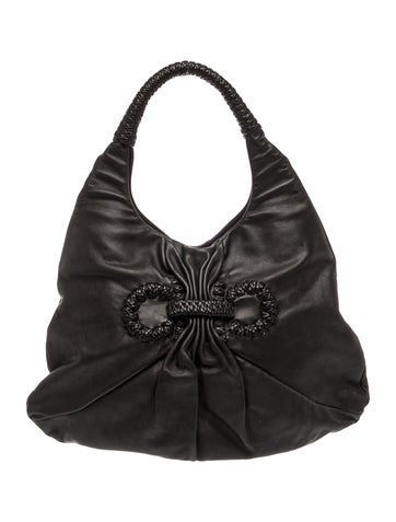 Leather Top Handle Bag