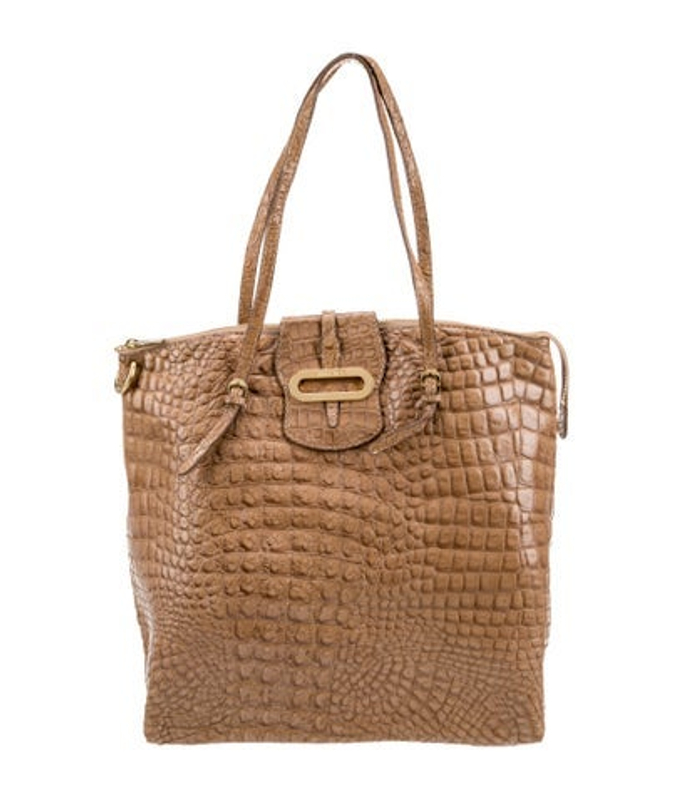 Jimmy Choo Choo Embossed Leather Tote