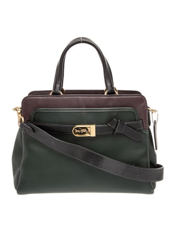 Leather Top Handle Bag