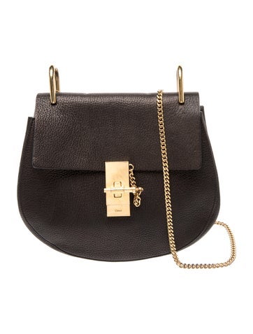 Leather Drew Shoulder Bag Small