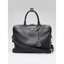 Louis Vuitton Black Taurillon Leather Armand Briefcase Bag