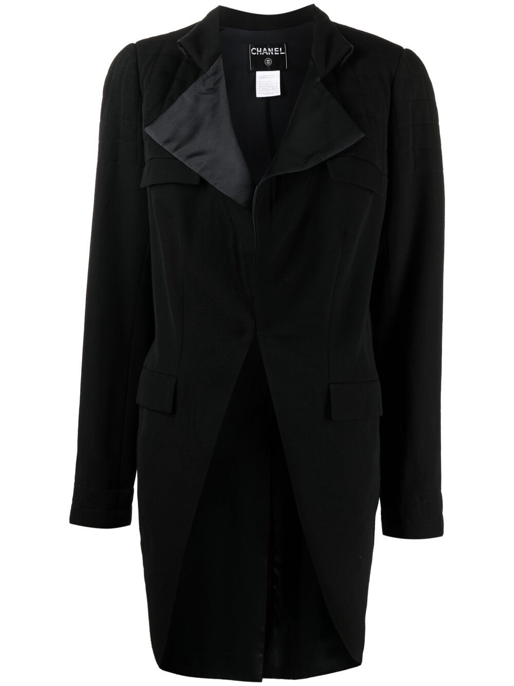 2006 stand-up collar flapped coat