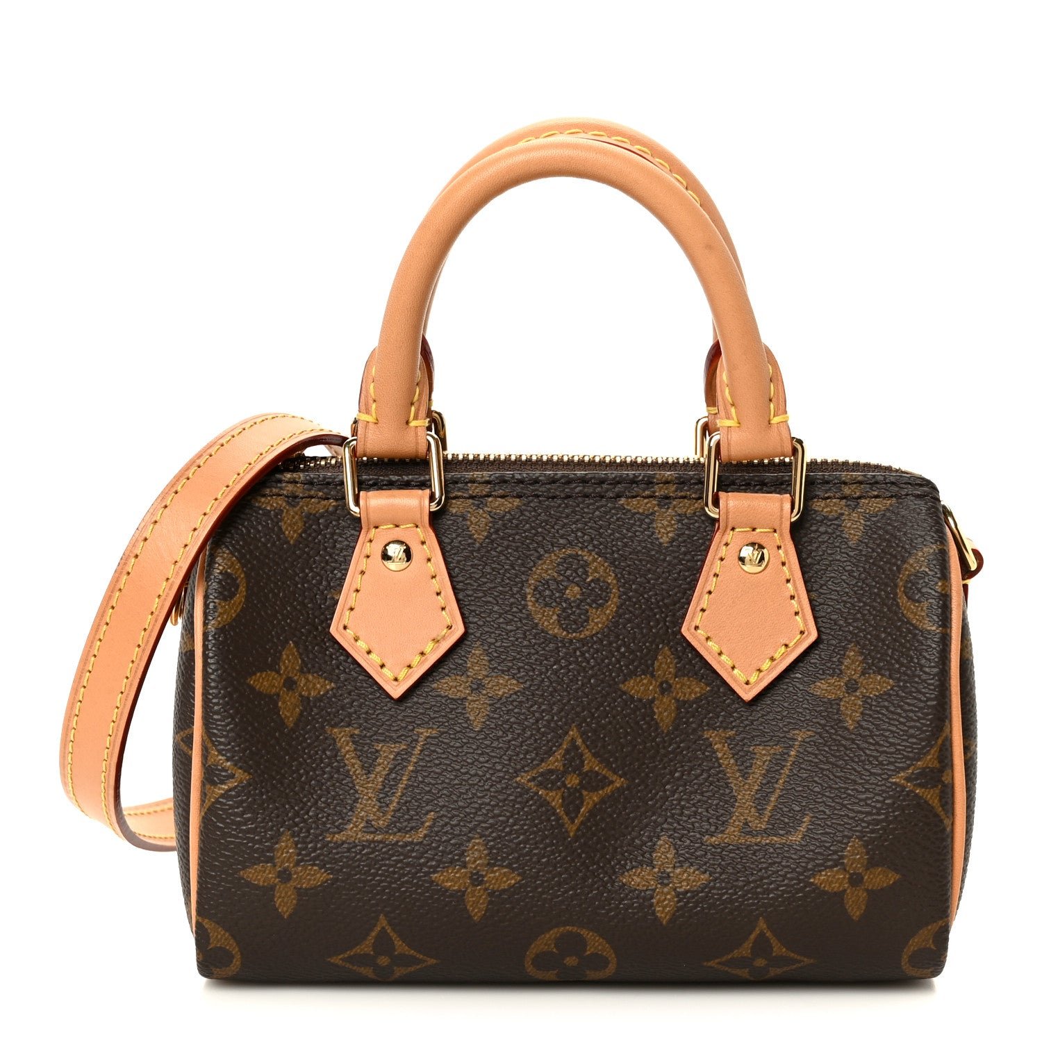 Louis Vuitton Monogram Nano Speedy Bandouliere