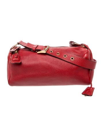 Vitello Daino Leather Shoulder Bag
