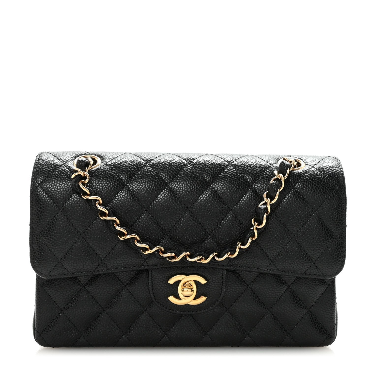 Chanel Caviar Quilted Small Double Flap Black