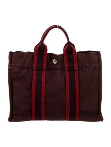 Hermes Toile Fourre-Tout PM