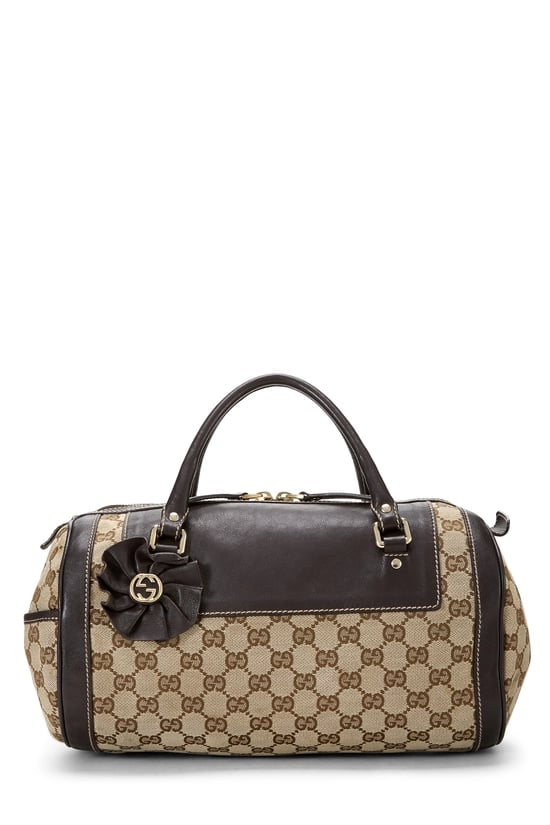 Brown Original GG Canvas Trophy Handbag
