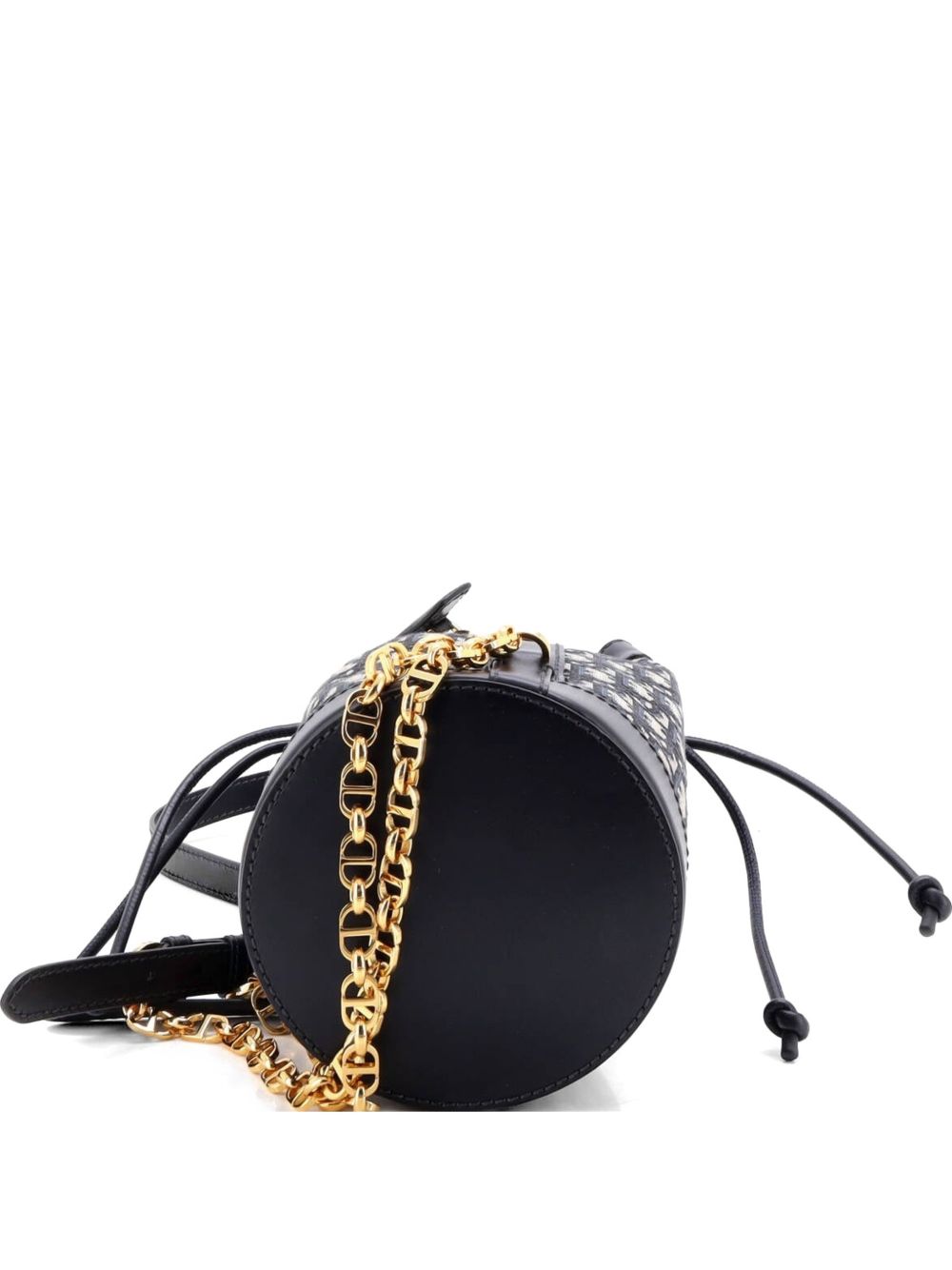 Drawstring Oblique Canvas Small backpack