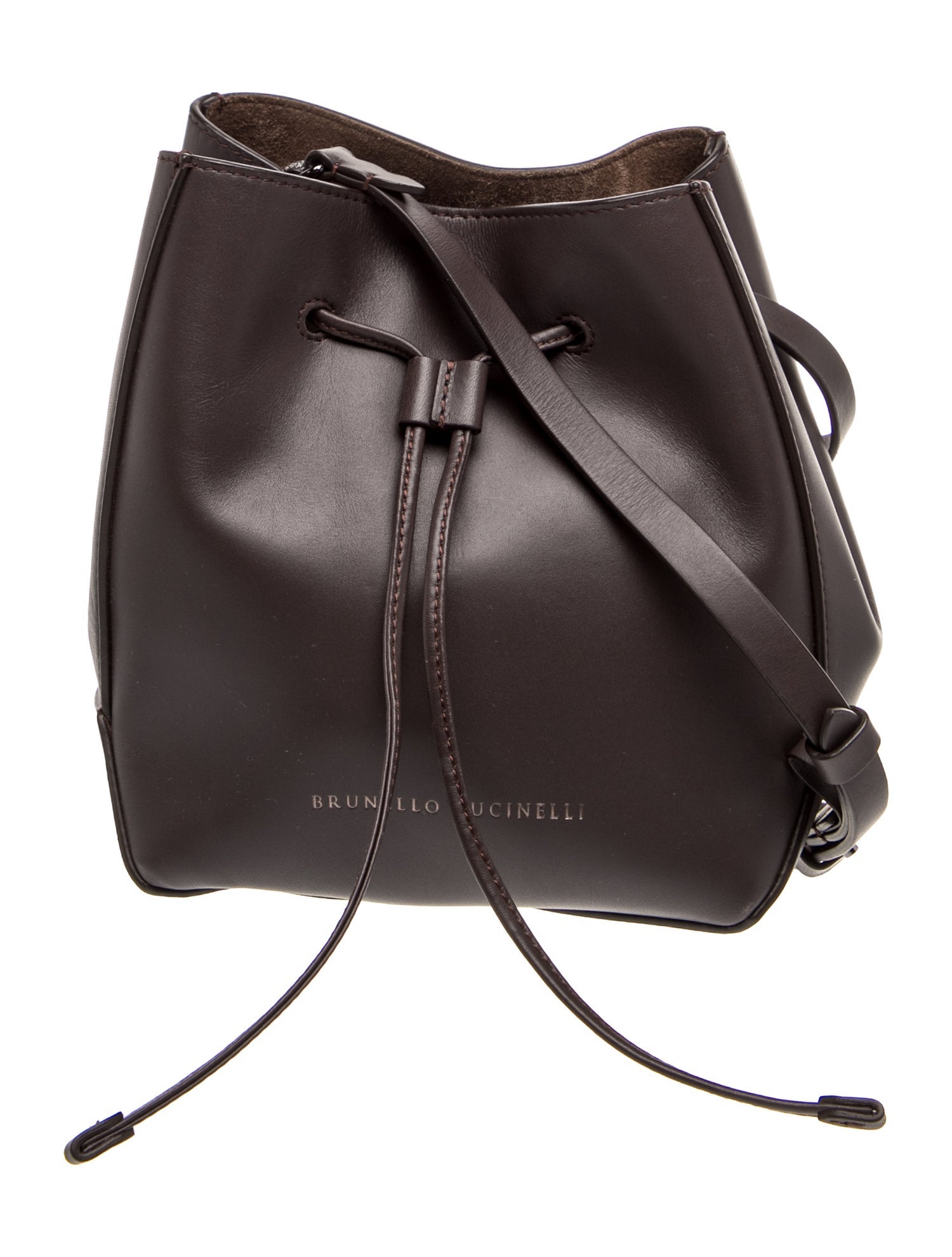 Leather Bucket Bag w/ Tags
