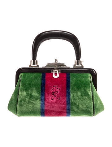 Roberta di Camerino Velvet Top Handle Bag