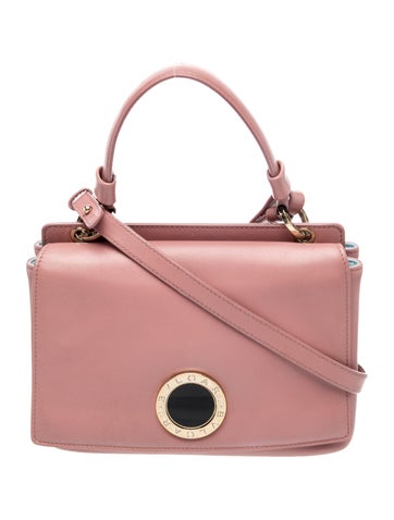 Bvlgari Leather Top Handle Bag