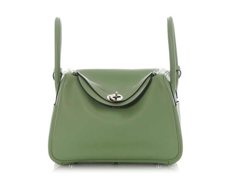 Hermes Vert Criquet Evercolor Lindy 26 Palladium Hardware, 2022