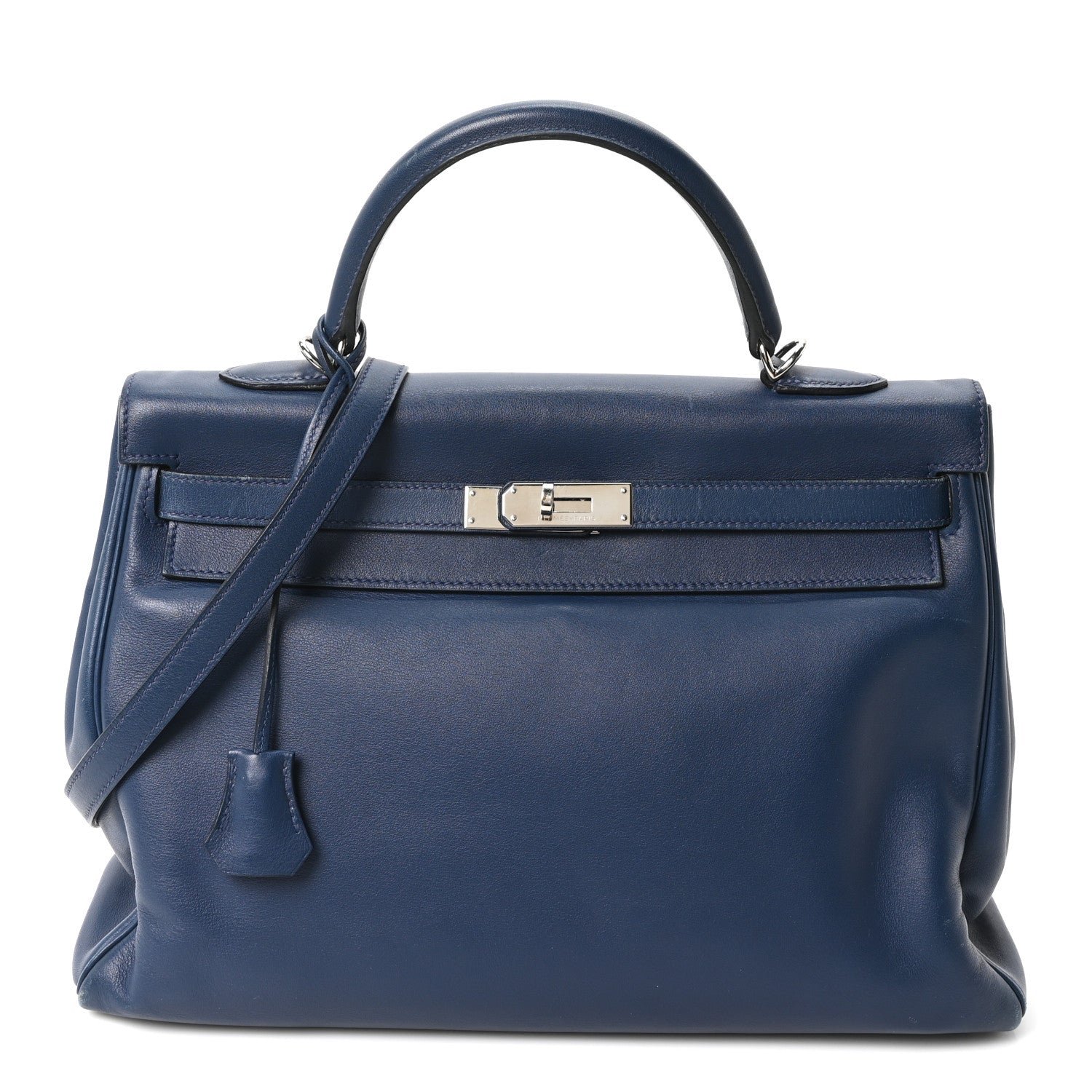 Hermes Swift Kelly 35 Bleu De Prusse