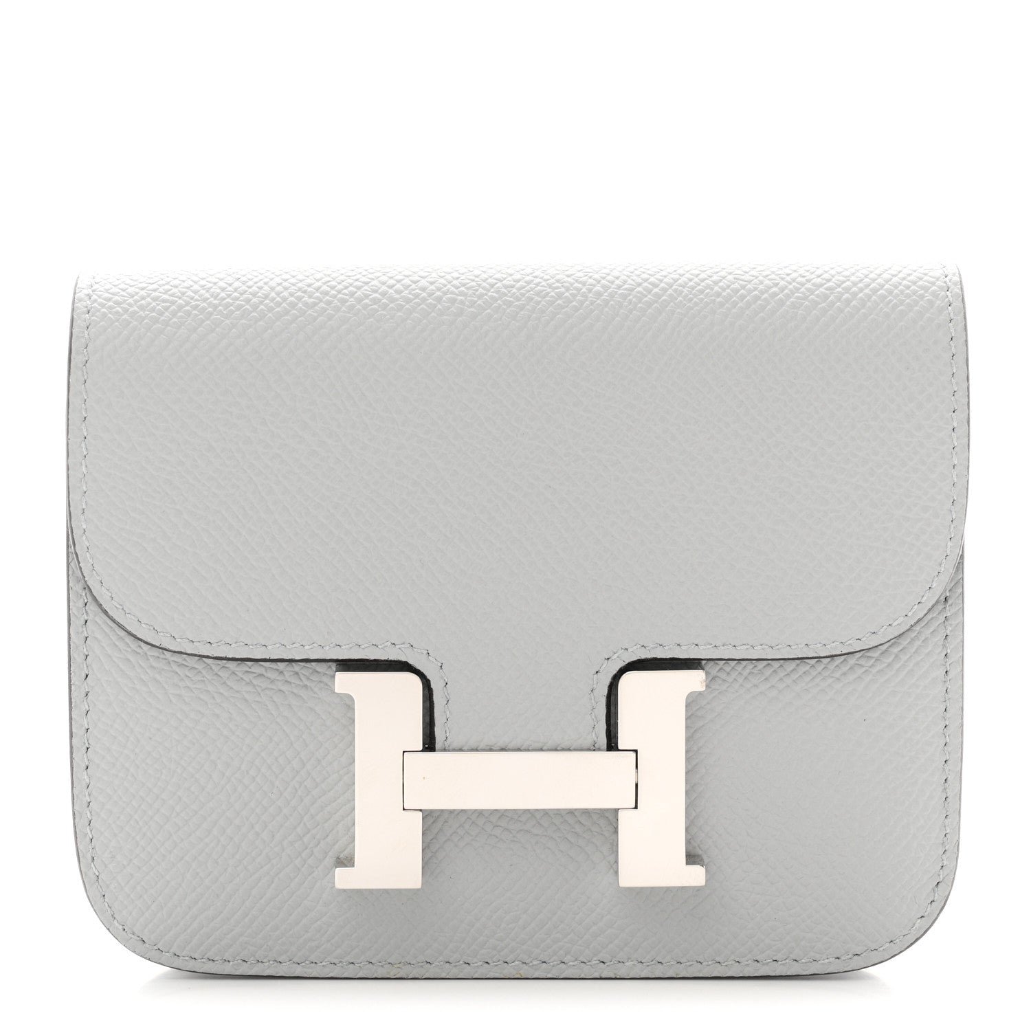 Hermes Epsom Constance Slim Wallet Bleu Glacier
