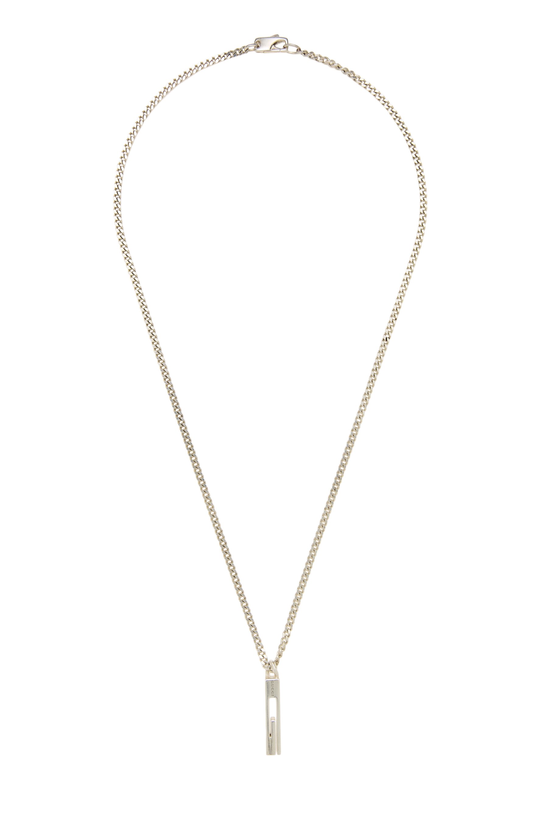 Silver 'G' Necklace