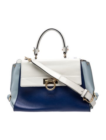 Ferragamo Calfskin Sofia Satchel Small