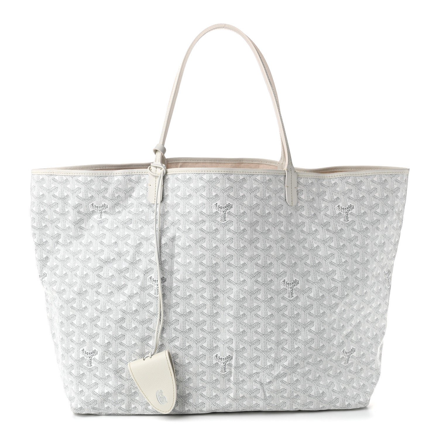 Goyard Goyardine Saint Louis GM White
