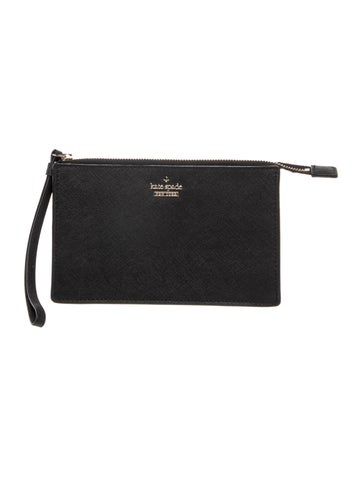 Saffiano Leather Clutch