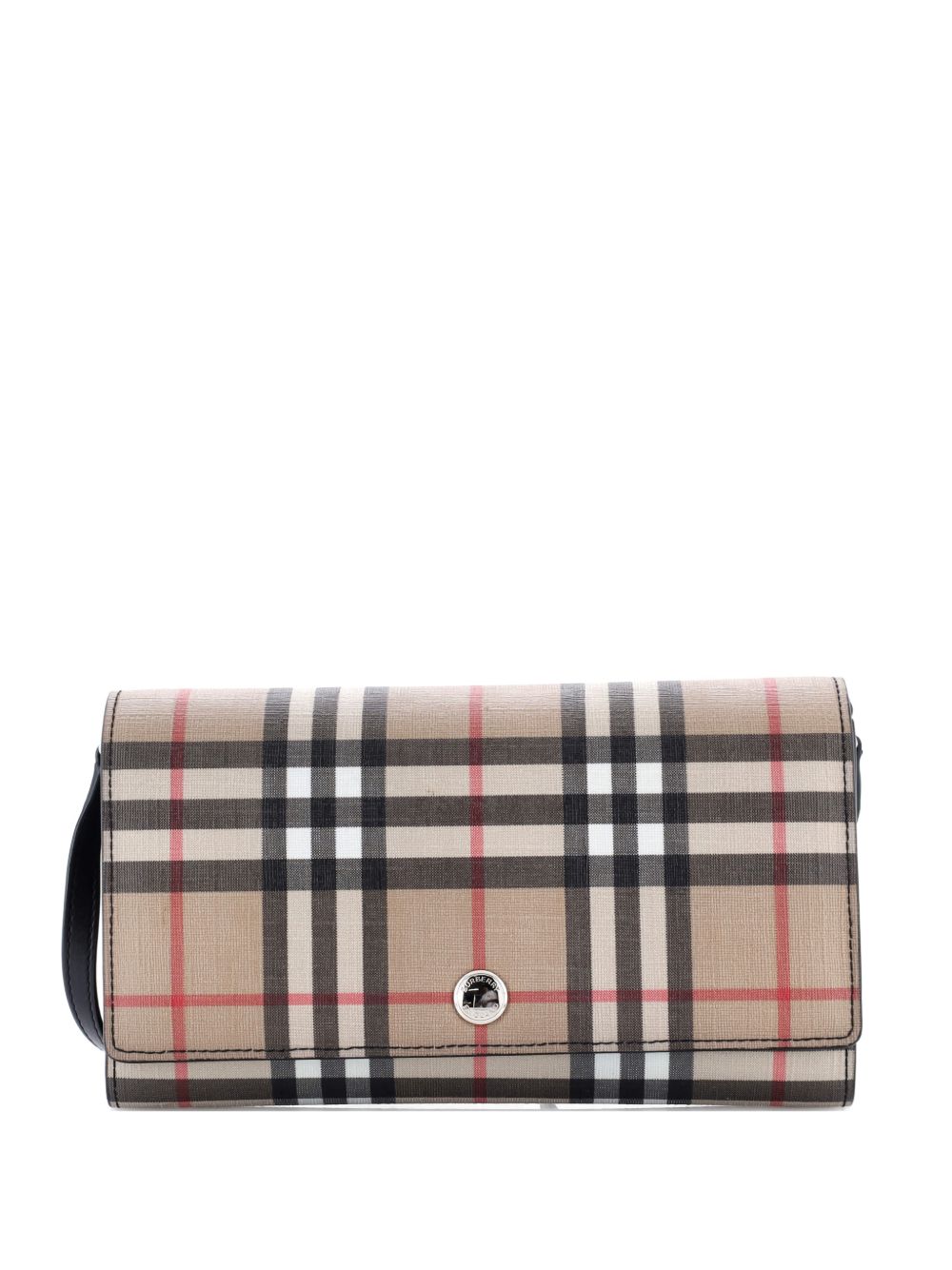 Hannah Wallet on Strap Vintage Check Canvas shoulder bag