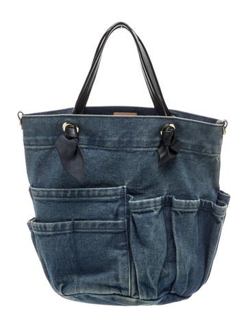 Denim Bucket Bag