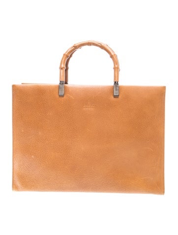 Bamboo Top Handle Bag Vintage