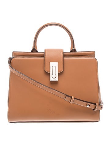 Leather Top Handle Bag