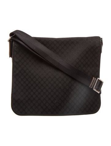 Celine Canvas Macadam Messenger Bag Vintage