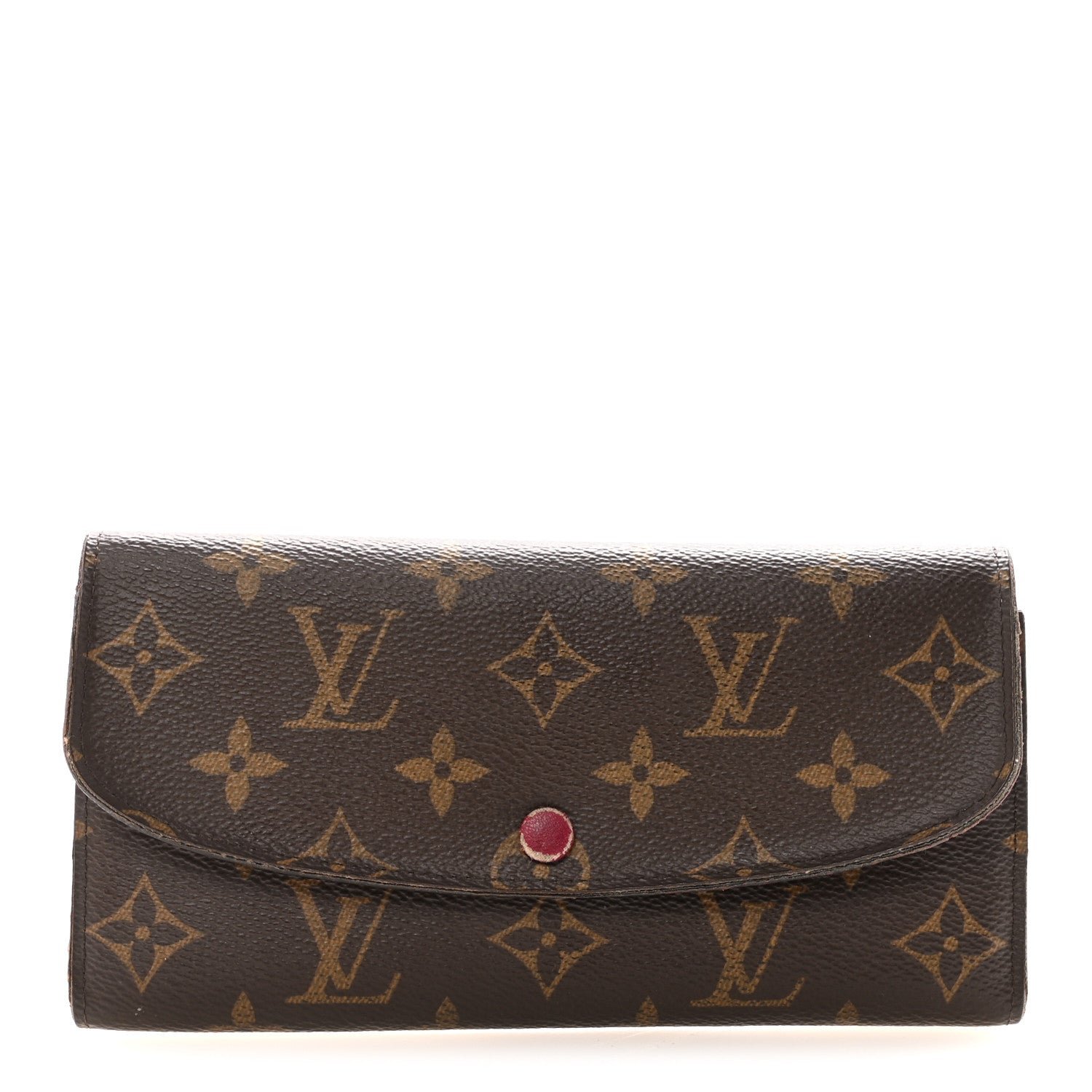 Louis Vuitton Louis Vuitton Monogram Emilie Wallet Fuchsia