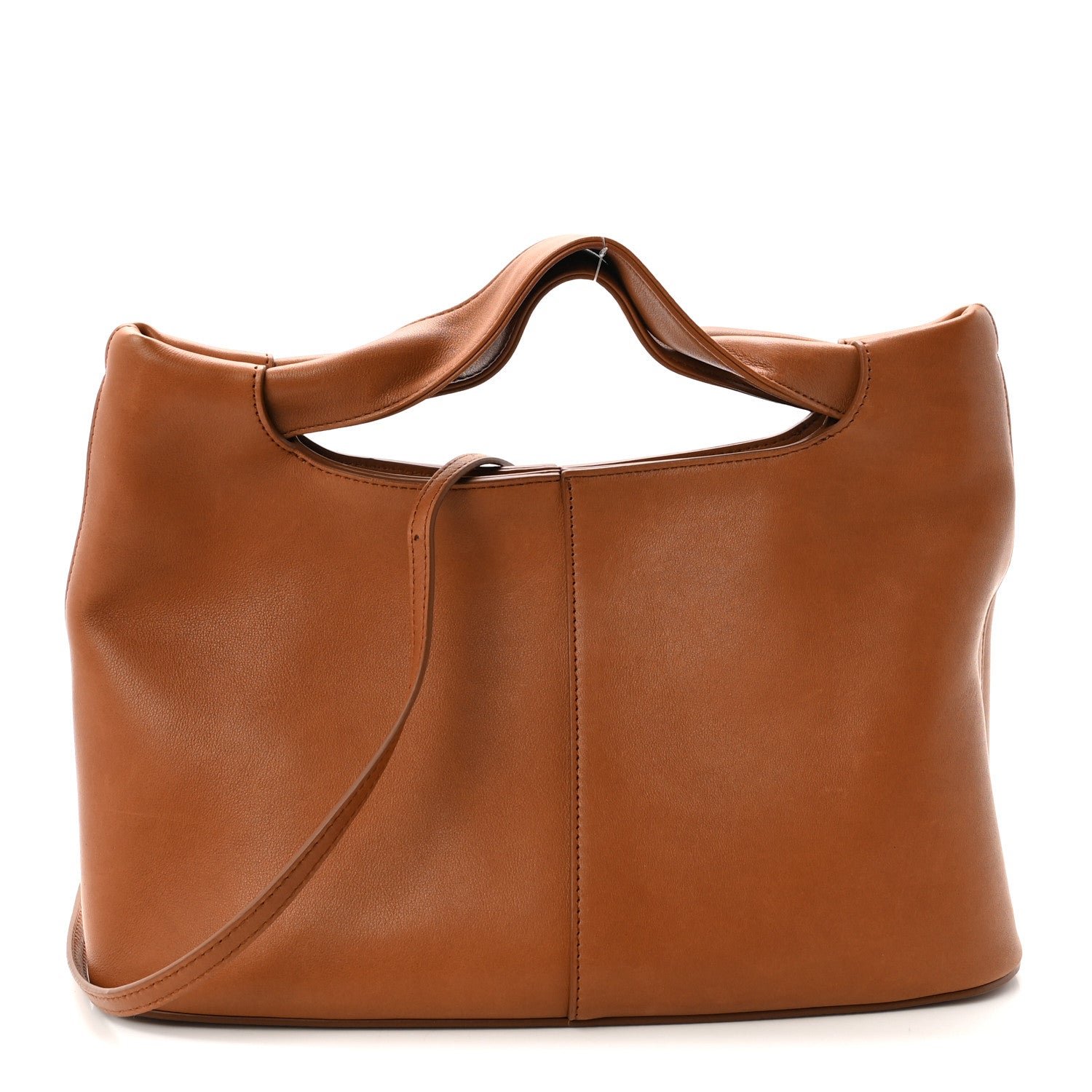 The Row The Row Saddle Calfskin Camdem Shoulder Bag Cuir