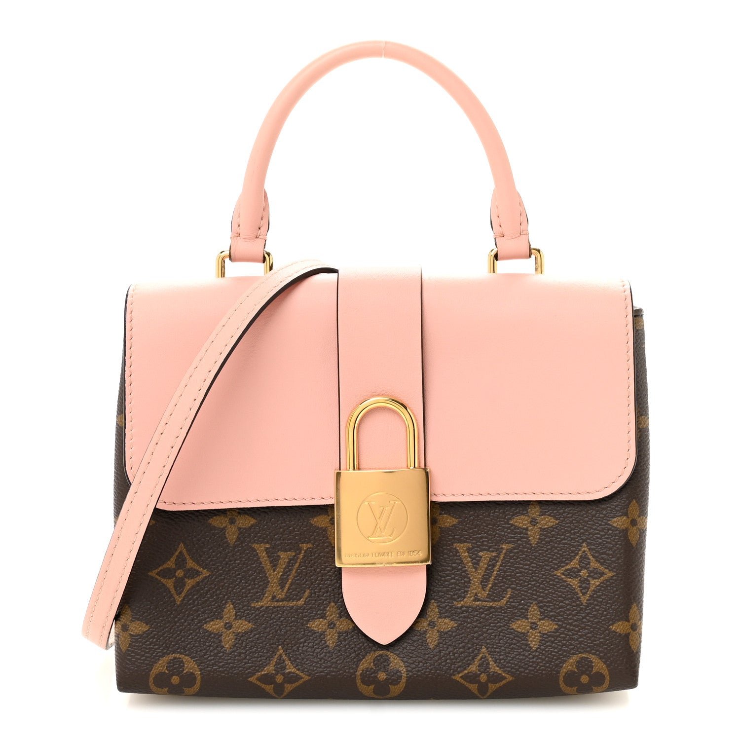 Louis Vuitton Louis Vuitton Monogram Locky BB Rose Poudre