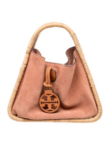 Suede Top Handle Bag