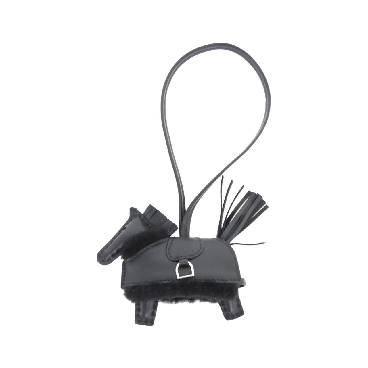 [Unused] Hermes Rodeo Robeo Plush Bag Charm PM 087387CK