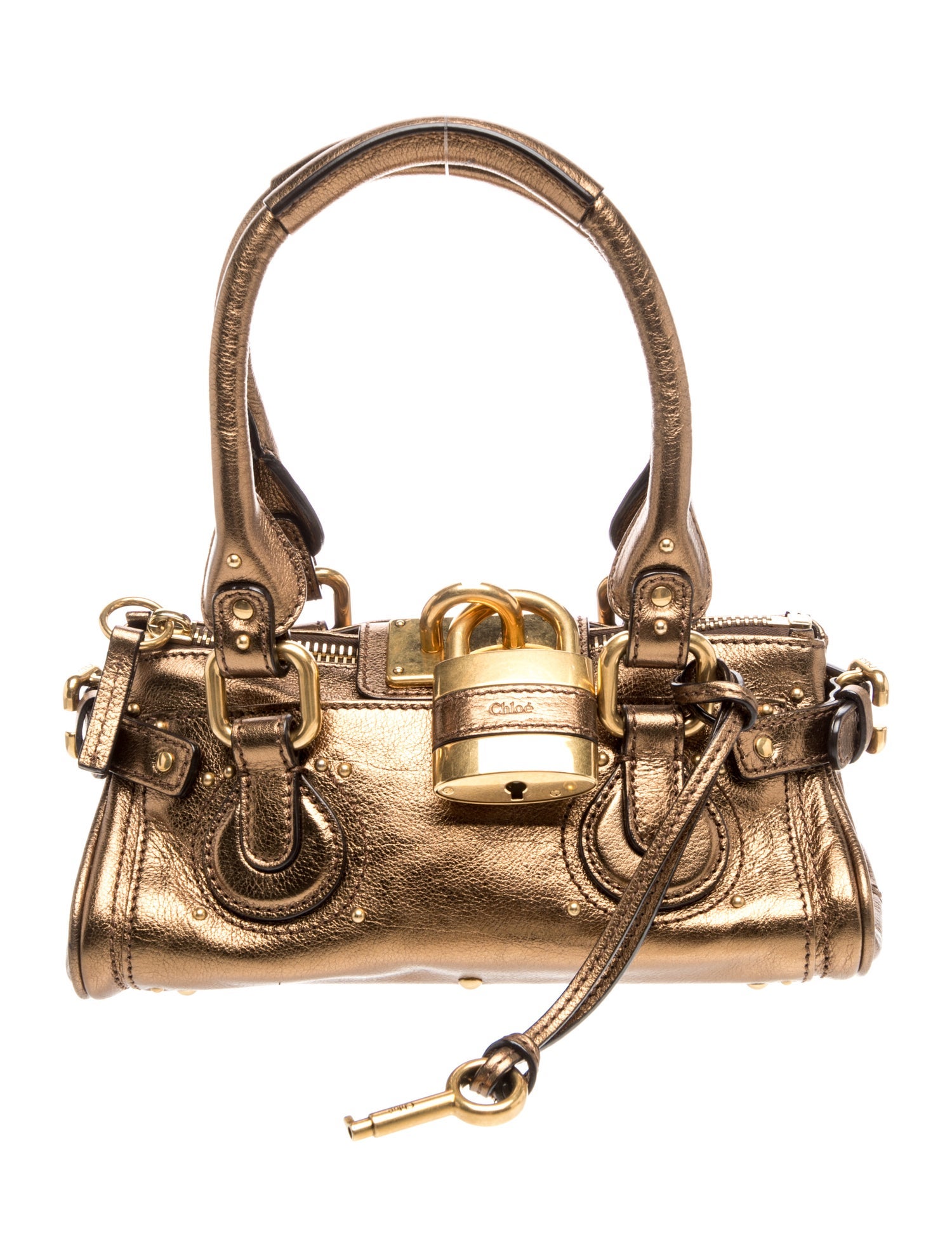 Leather Metallic Leather Mini