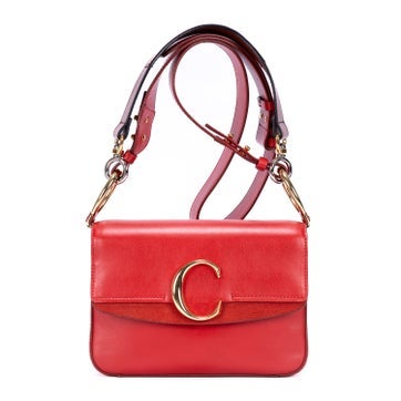 Leather Medium C Bag