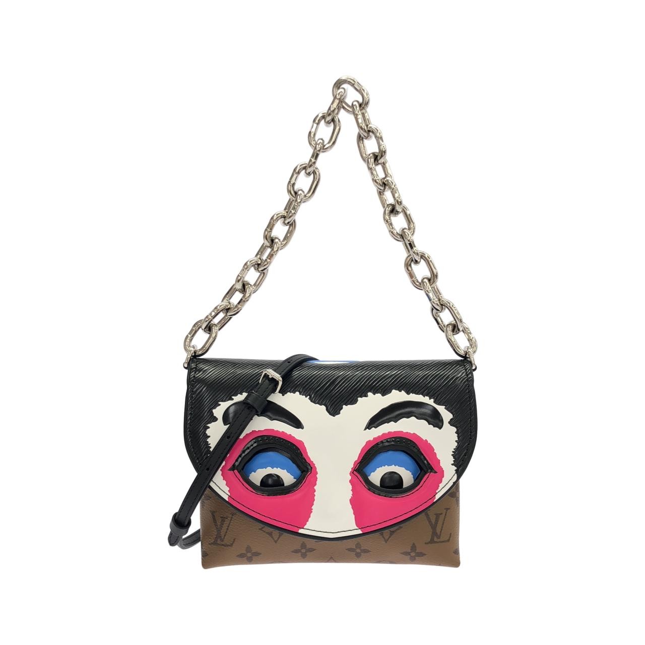 Louis Vuitton Monogram (Kabuki) Pochette Kabuki Mask M43495 Should...