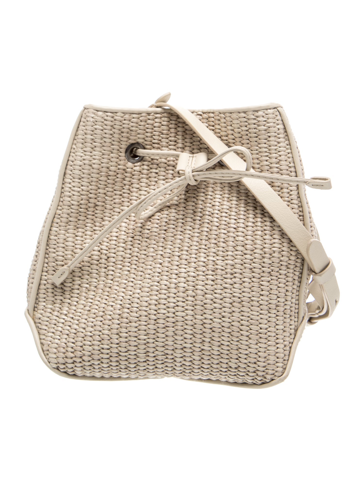 Raffia Bucket Bag