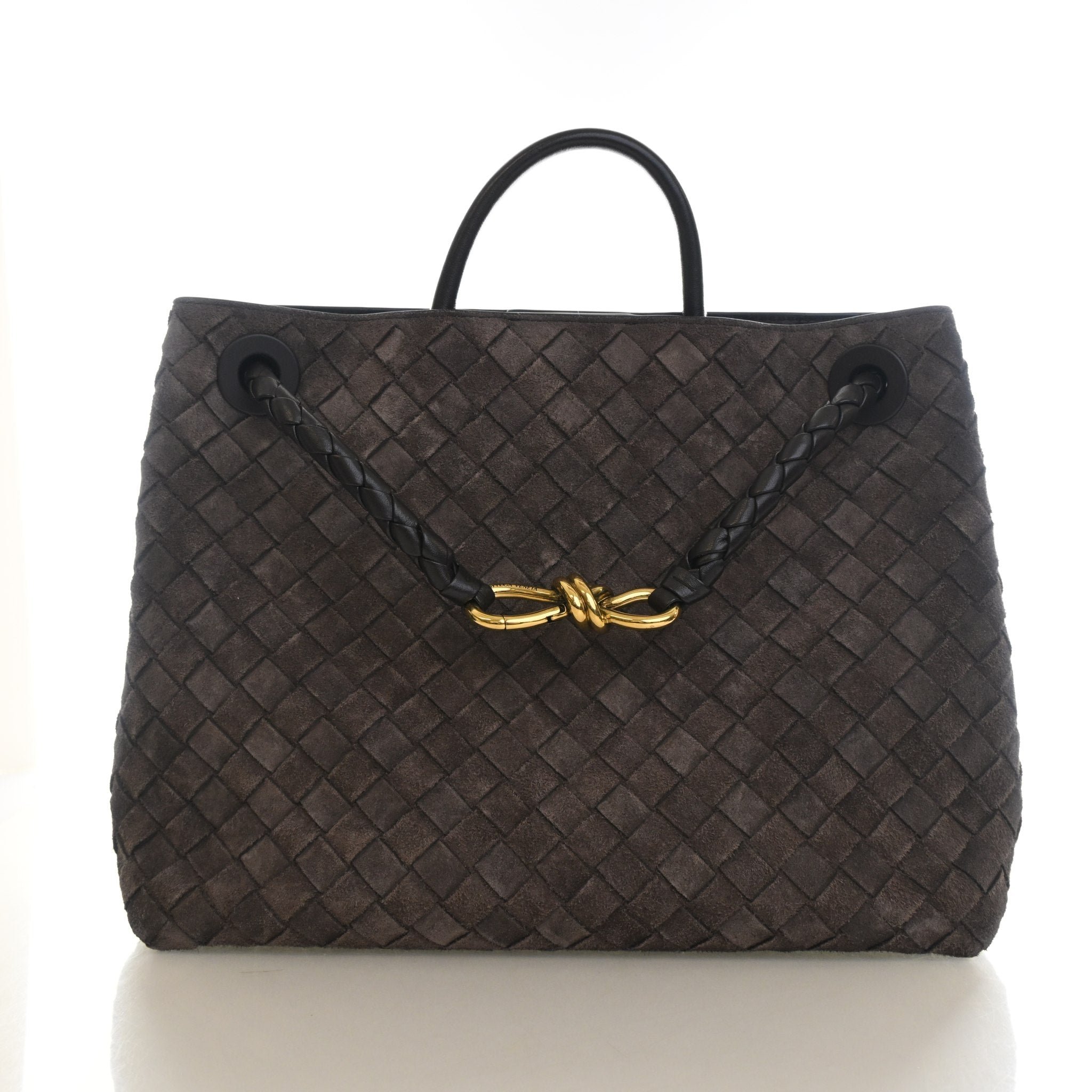 Bottega Veneta Medium Intrecciato Suede Andiamo