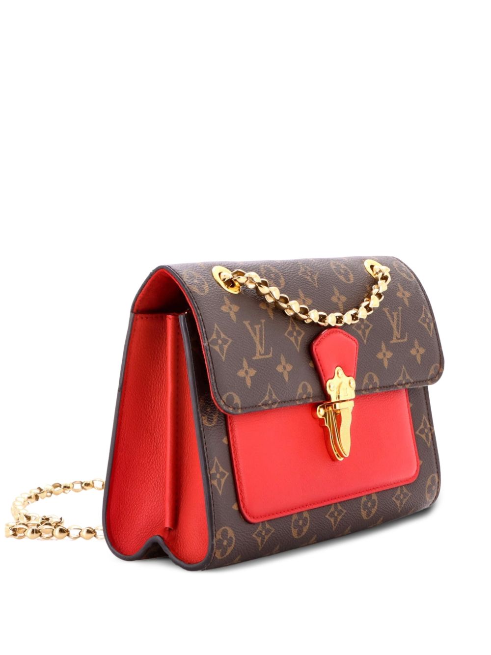 Victoire Handbag Monogram Canvas and Leather shoulder bag