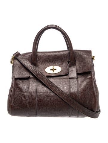 Mulberry Leather Top Handle Bag