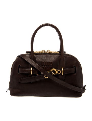 Lambskin Aventure nappa leather top-handle bag Small