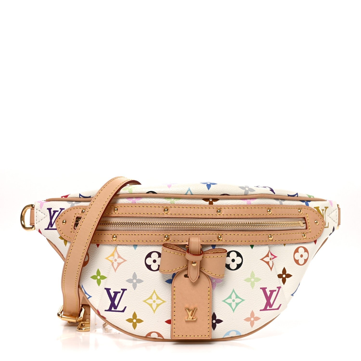 Louis Vuitton Louis Vuitton LV X TM Monogram Multicolor High Rise Bumbag White
